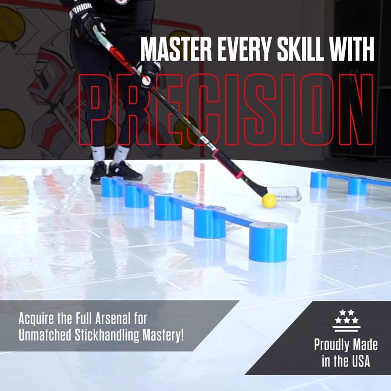 Snipers Edge Hockey - Tutor De Tirador De Portero Definitivo Y Triángulo De Ataque - Para Entrenamiento De