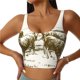 thumbnail image 1 of Fotbe Cattle Drive By Two Cowboys Sujetador Deportivo Largo sin Aros para Mujer con Almohadillas y Soporte Medio, Transpirable y Absorbente, Camiseta Tipo Chaleco o Tank Top-Large, 1 of 8