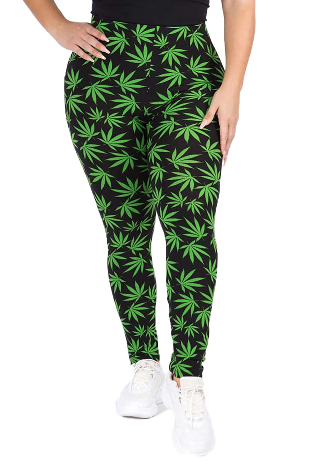 Pot leaf leggings sales