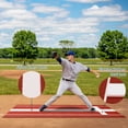 thumbnail image 4 of EDTara 10x3 Ft Professional Softball Pitching Mat, Features All-Weather Rubber and Uv-Resistant Turf, Designed for Indoor and Outdoor Practice for Consistent Softball Training, 4 of 7