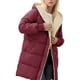 thumbnail image 3 of Parkas de manga larga para mujer, abrigo largo reversible con cremallera y bolsillos de color liso, informal, de invierno, blusa de poliéster para mujer, 3 of 5