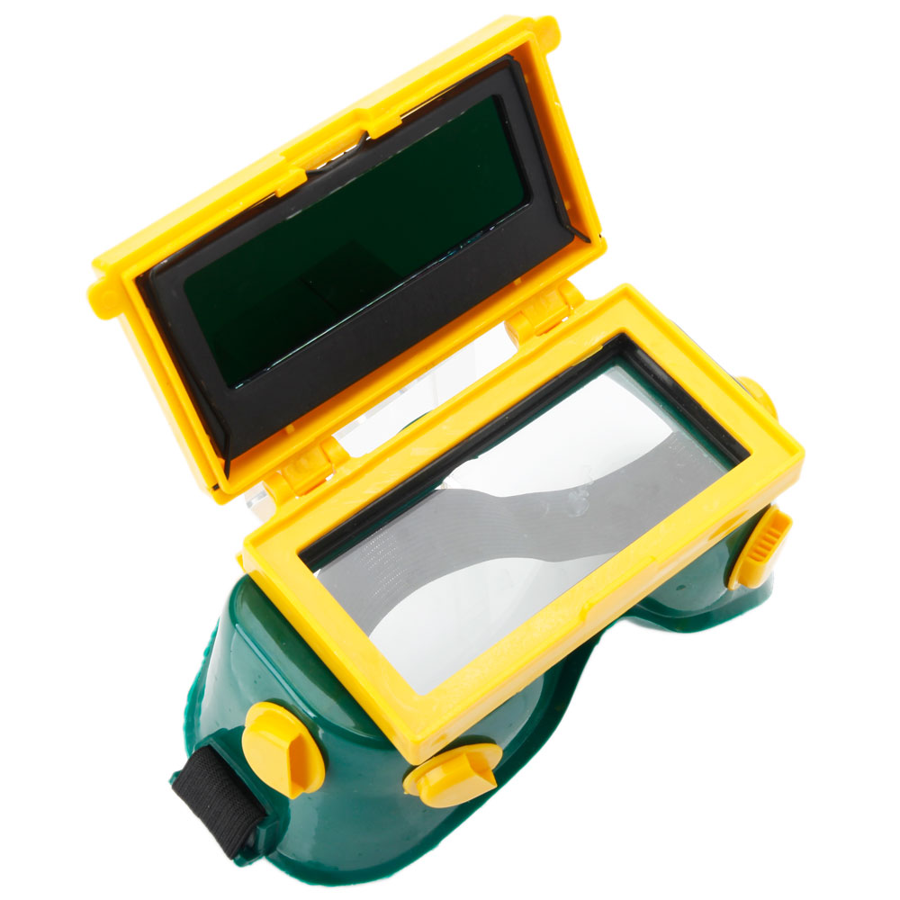 Ktaxon Pro Solar Auto Darkening Helmet Eye Goggle Welding Mask Welder Glasses, Yellow