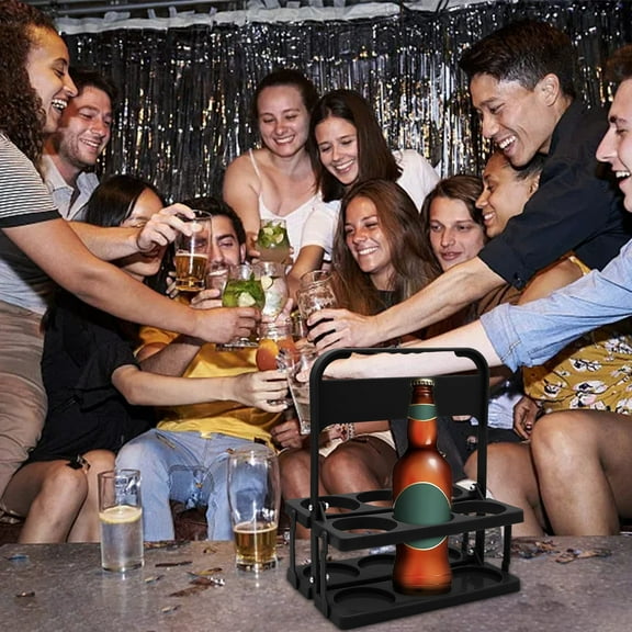 Water Bottle Drink Camp Beer Carrier Folding Beer Basket Foldable Cup Foldable Beverage Carrier Foldable Plastic Cup Beverage