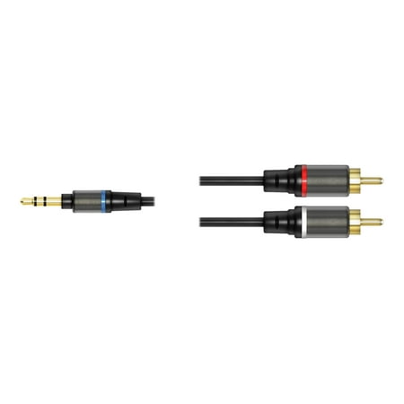 - IK Multimedia iLine - Audio cable - stereo mini jack (M) to RCA x 2 (M) - 5 ft