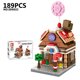 thumbnail image 2 of Bloques de construcción de casa para niños, Mini tienda de ciudad, vista de calle, Snack Street, juguetes para niños y niñas, regalos compatibles con Lego, 2 of 5