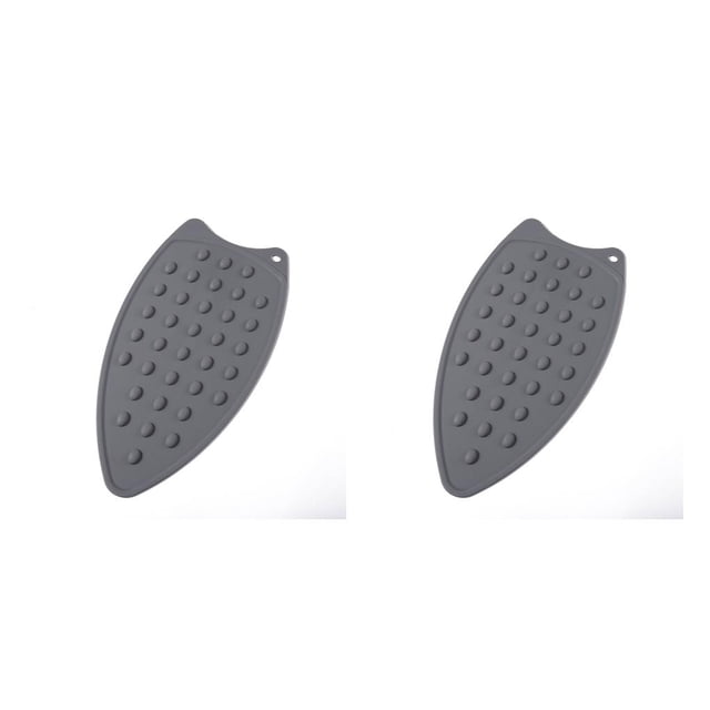Bearachild Cubierta de planchado Aislada resistente al calor Pad Board Comedor Cocina Mat Antiestático Anti-escaldado Mantel gris Gris 2Conjunto