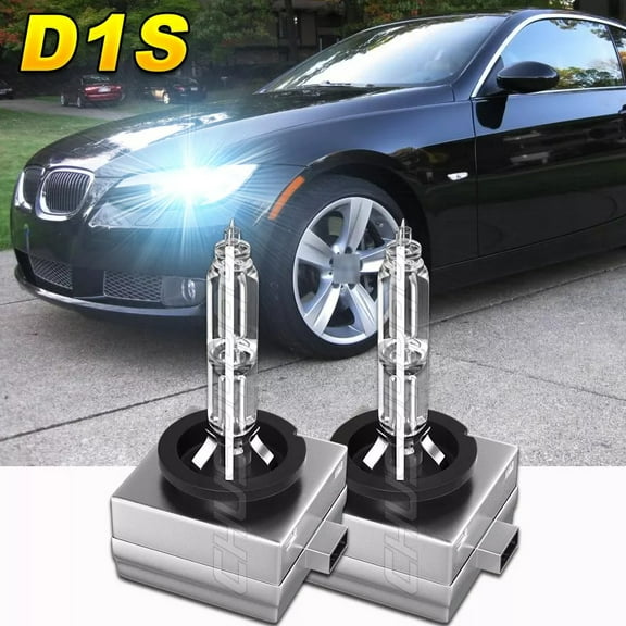 For BMW 335i 2007-2015 - Front HID Xenon Headlight Bulbs High Low 6000K White 2x