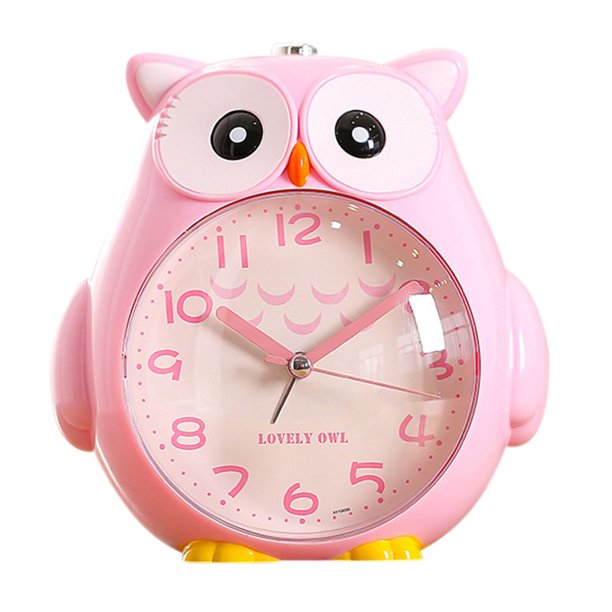 Wdftyju Cute Animal Snooze Despertador Niños Dormitorio Mesita de noche Reloj con música ligera Wdftyju 4rz0ml0ya2mm6ha4