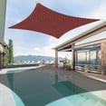 thumbnail image 5 of Vela de Sombra Rectangular 4x6m Rojo Ladrillo, Toldo Impermeable Protección UV para Jardín Terraza Patio Exterior Piscina con Cuerda Libre Sincero Electrónica, 5 of 5