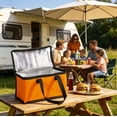 thumbnail image 3 of Insulated Food Delivery Bag,Grocery Shopping/Catering/Pizza Cooler Bags, Rideshare Delivery Bag, Cold/Hot Styrofoam Carrier for Travel/Car, Warmer/Froze Outdoor Picnic, 3 of 6