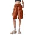 thumbnail image 2 of Kureaily Summer Casual Work Pants Two Piece Pants Men's And Women's Outerwear Sports Straight Leg Shorts Beach Pants, 2 of 5