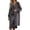 Gray, variant on Smsaxvxz Womens Long Cardigan Sweaters Fashion Open Front Oversized Knit Fall Trendy Coat Jacket Black M
