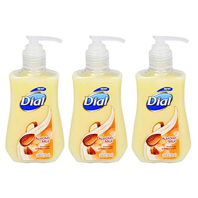 3 Pk, Dial Almond Milk Hand Soap with Moisturizer 5.5 FL OZ