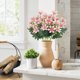 thumbnail image 3 of Piezas de Flores Artificiales, Hortensias, Plantas, Ramo, Adorno para Decoración Del Hogar, Habitación de Hotel, Escritorio, Jarrón, Decoración para Fiesta de Boda, 3 of 5