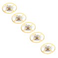 thumbnail image 1 of Watch Movement Parts, 0.39in Diameter Watch Balance Wheel Golden Watch Repair Parts  For Watch Repair Shop For 8205 Movement, 1 of 8