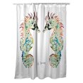 thumbnail image 1 of Betsy Drake SH388W Rideau de Douche Blanc Betsys Seahorses, 1 of 1