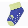 thumbnail image 2 of Sierra Socks Toddler Combed Cotton Turn cuff Non-Slip 1 Pair Socks (Navy, 2-4 years (Fits Shoe Size 6-11)), 2 of 5