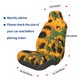 thumbnail image 3 of Fotbe Sunflowers 7 Funda para Asiento de Auto con Estampado – Impermeable y Antisudor – Ajuste Universal, Lavable a Máquina, Antideslizante (1 Pieza), 3 of 5