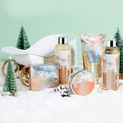 Spa Mothers Day Gift Sets for Women, Jasmine & Honey Bath Body Care Set, Beauty Gift Baskets