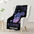 thumbnail image 2 of Yibo Squirrel Gifts Blanket Flannel Soft and Comfortable Anti-static Bed Sofa Blanket, 2 of 8