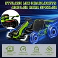 thumbnail image 3 of 24V Kids Electric Drift Kart, 300W Powerful Motor 8.5MPH, EVA Tires, Drift/Sport Modes, Max Load 110lbs, Outdoor Racing Ride-On Toy for Kids, 3 of 8
