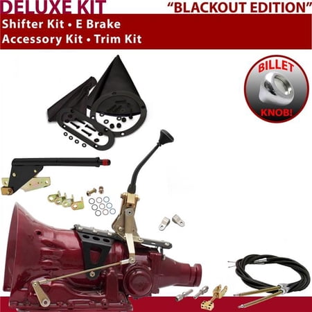 American Shifter AOD Shifter Kit Black 8 in. E Brake Cable Clevis Trim Kit for ED57A