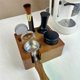 thumbnail image 5 of 6 Hole Espresso Tamper Holder Puck Screen Dosing Ring Wooden Coffee Tamper Station Base Espresso Tamper Mat Stand fit 51/54/58mm, 5 of 5