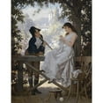 thumbnail image 2 of Carl Schweninger, Jr 20x24 Black Ornate Framed Double Matted Museum Art Print Titled: The Response, 2 of 5
