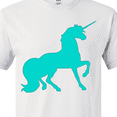 thumbnail image 4 of Inktastic Aqua Unicorn T-Shirt, 4 of 5