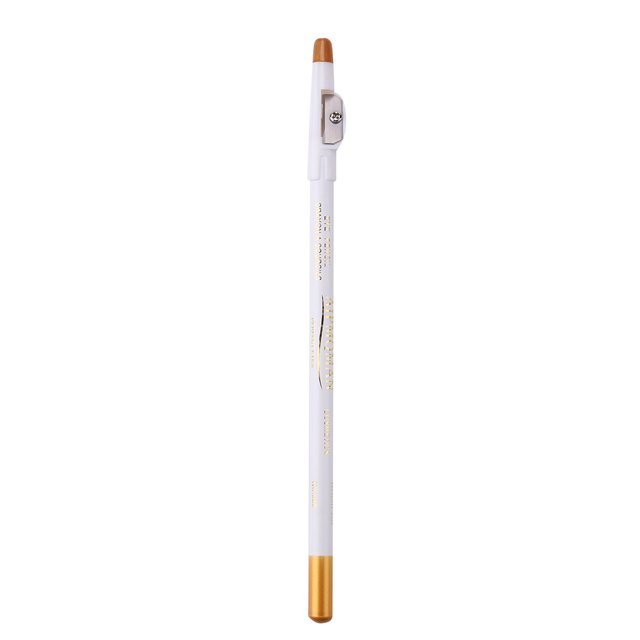 WDOplteas Barber Pencil Edge Hair Line Razor Trace Beard Shape Con Sacapuntas (blanco)