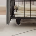 thumbnail image 4 of VECELO Full Bed Frame with 4 Storage Drawers and Charging Station, Upholstered Platform Bed with Headboard, Wooden Slats Support, No Box Spring Needed, Easy Assembly, Dark Gray, 4 of 9