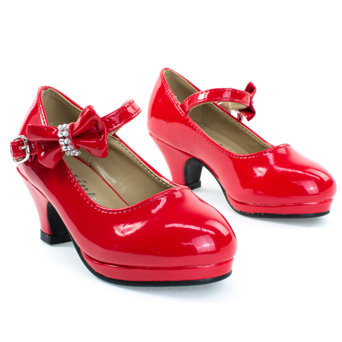 red kids dress shoes