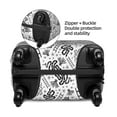 thumbnail image 2 of Gukieu Hand Drawn Snake Print Suitcase Protective Cover, Elastic Zipper Buckle Suitcase Protective Cover, Suitable for Travel, Business Trip-Medium, 2 of 7