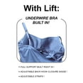 thumbnail image 4 of Alessandra B Underwire Sports Bra Tank Top (40D, Black), 4 of 4