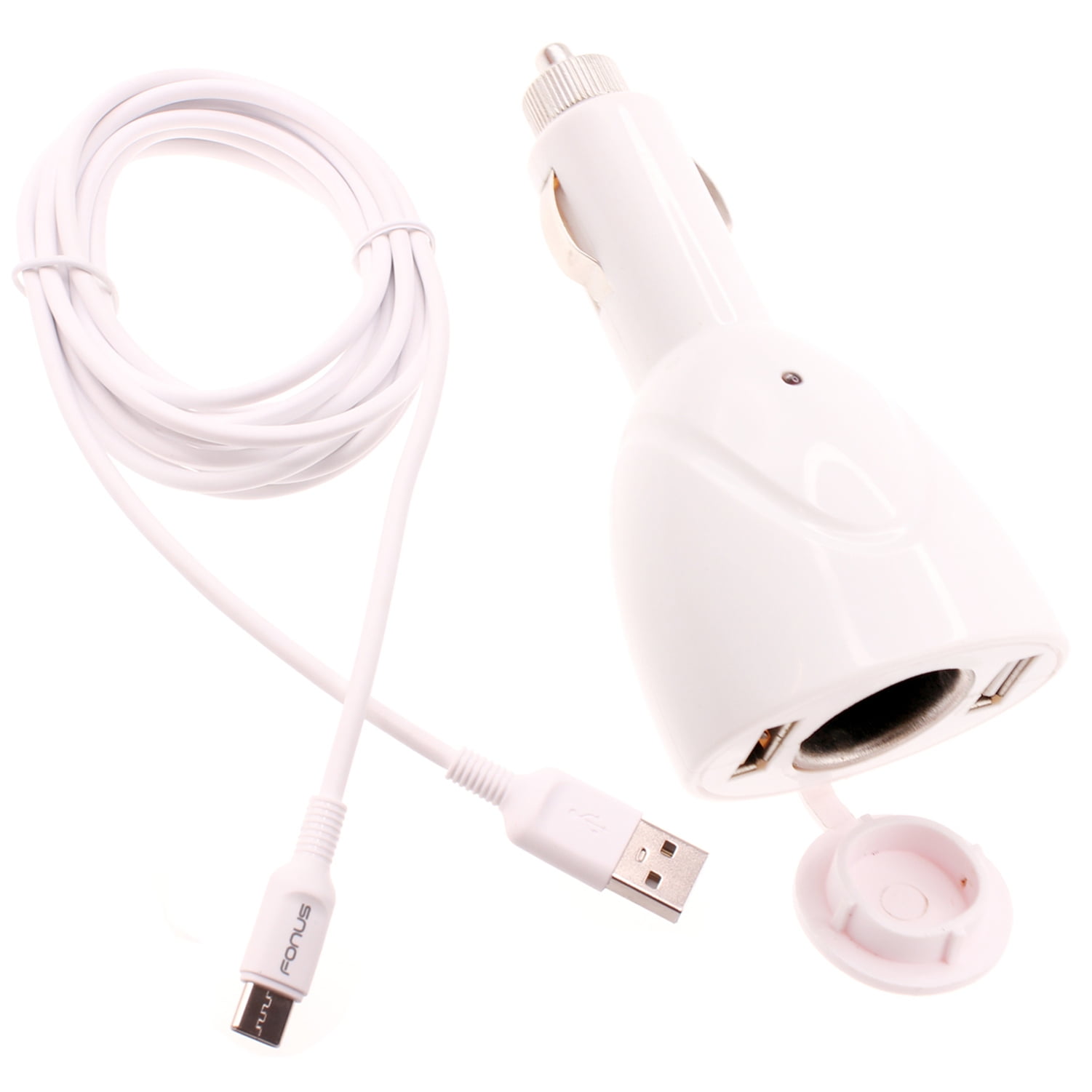 6ft TypeC Cable 2Port USB Charger for Samsung Galaxy A23 5G Phone