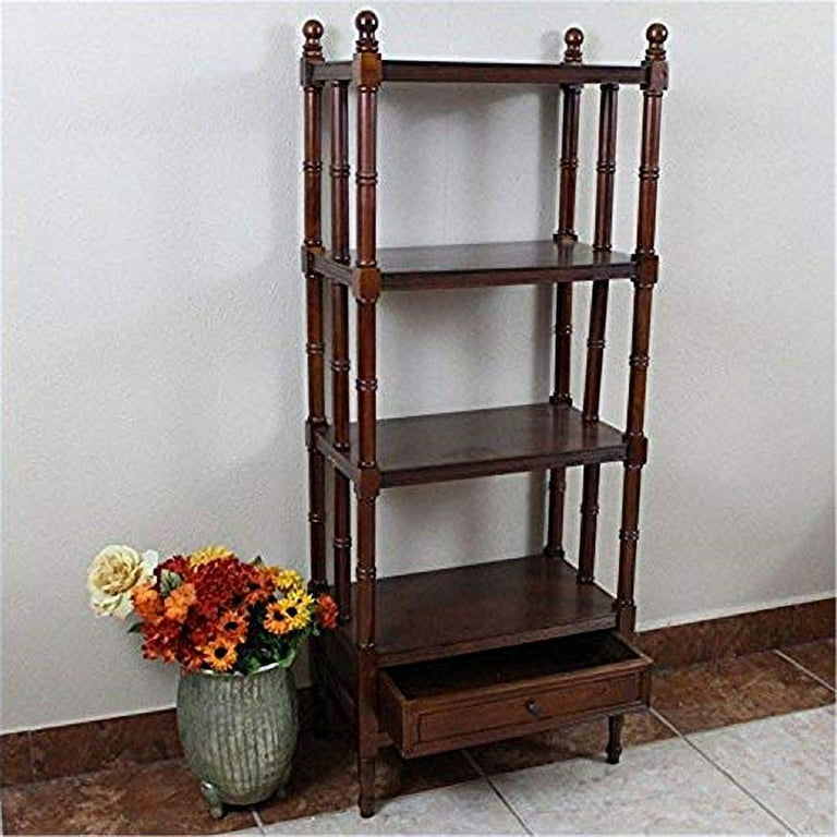 International Caravan Windsor 4-Tier Bookshelf International Caravan Windsor 4-Tier Bookshelf