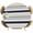 Navy blue, khaki, gray, variant on Elastic Fitted Round Tablecloth, Pink Grey Striped Waterproof Stretch Table Cover for 36"-44" Tables, Farmhouse Stripes Modern Abstract Art Washable Outdoor Tablecloths for Patio, Picnic, Camping