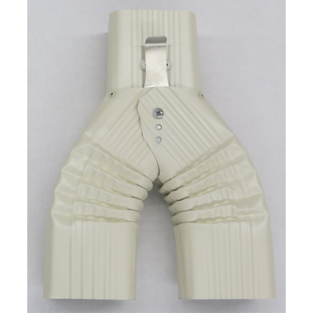 Basic Downspout Diverter for Rain Barrels 3X4, Almond)