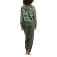 thumbnail image 2 of Splendid Women's Long Sleeve Top and Jogger Pajama Set PJ Heather Camo M, 2 of 5