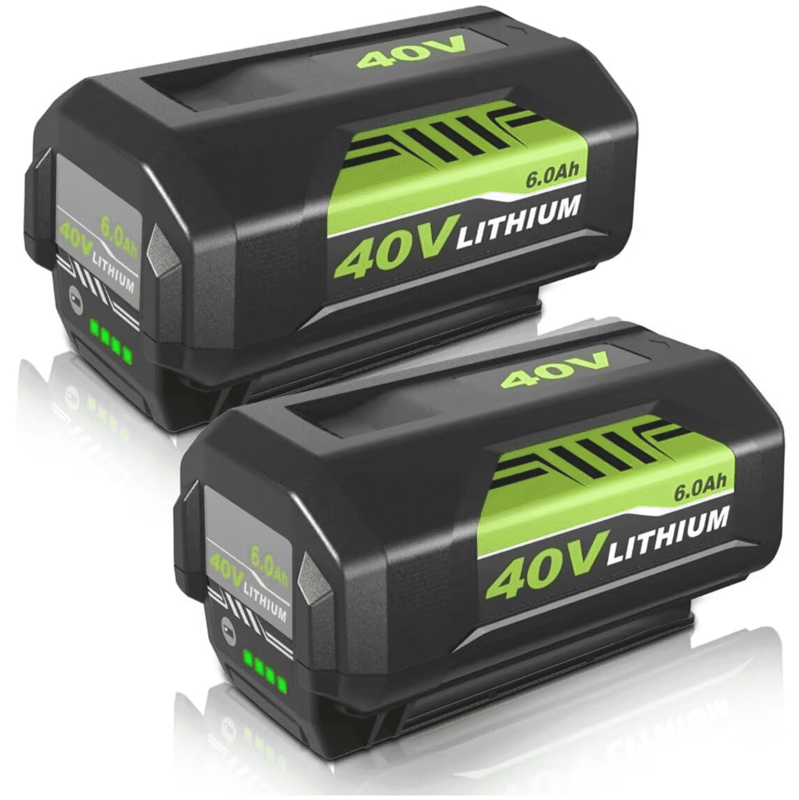 2Packs 40V Battery for Ryobi 40 Volt 6.0Ah High Capacity Lithium OP4040 OP4026 OP40501 OP40401