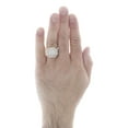 thumbnail image 5 of 10K Yellow Gold Round & Baguette Diamond 18mm Statement Pinky Ring Band 2.80 CT, 5 of 5
