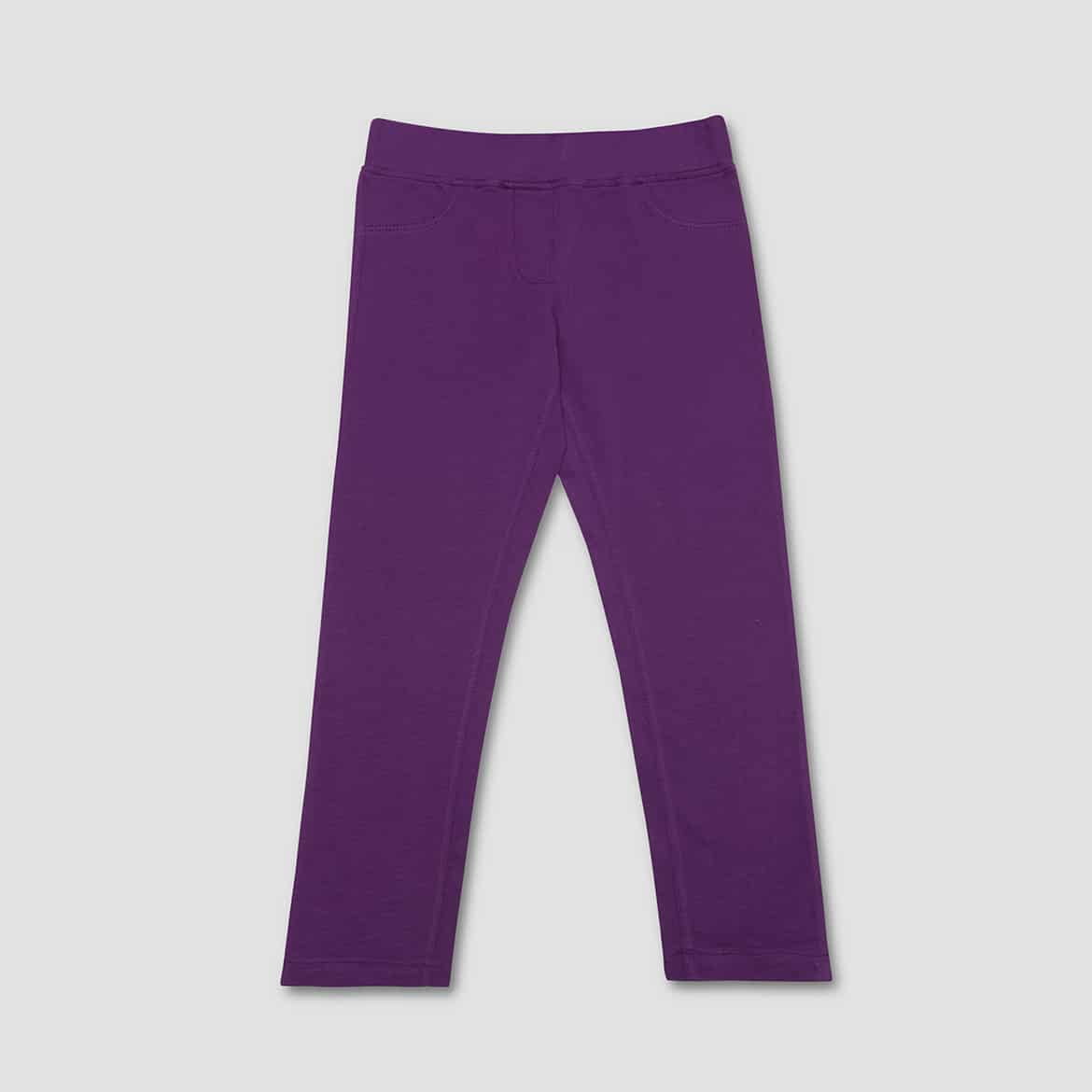 purple jeggings