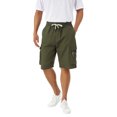 thumbnail image 4 of SAYOO - Pantalones cortos de carga para hombre, elásticos, cómodos, con cordón, informales, con múltiples bolsillos para hacer ejercicio, trotar, correr SAYOO  Casual, 4 of 9