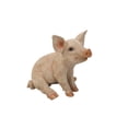 thumbnail image 5 of 13" Sitting Pig Outdoor Garden Statue, 5 of 5