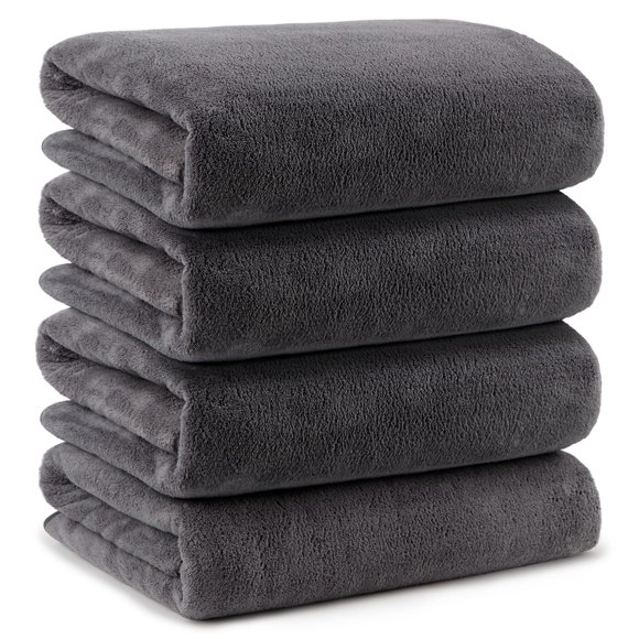 ORIGHTY Bath Towels Set Pack of 4(27’’ x 54’’) - Soft Feel Microfibe