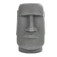 thumbnail image 2 of 1 unidad de decoración de estatua de Pascua de resina, retro, escultura de Moai para decoración de escritorio de dormitorio y perfecl Estatua de cabeza, 2 of 8