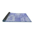 thumbnail image 2 of Ahgly Company Indoor Rectangle Abstract Blue Modern Area Rugs, 2' x 5', 2 of 4