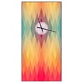 thumbnail image 1 of DesignArt Colorful Geometric Pattern Large Wall Clock, 1 of 2