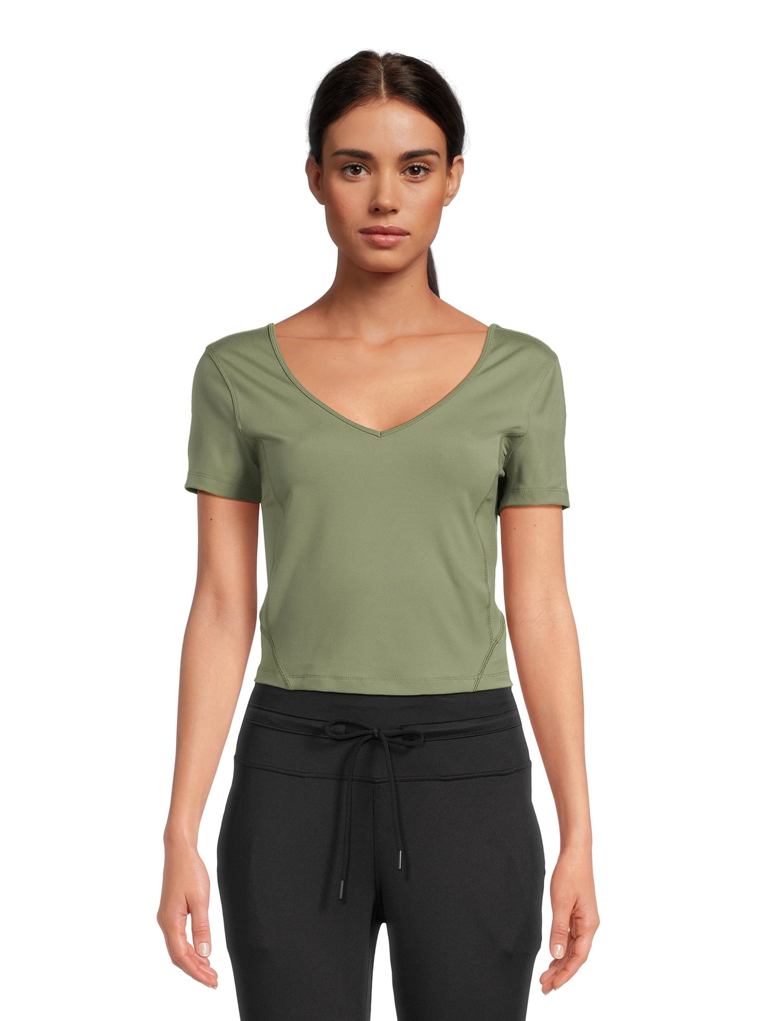 Avia Women's Performance V Neck Short Sleeves TShirt