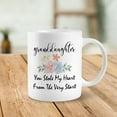 thumbnail image 3 of Granddaughter Gifts Coffee Mug, Gifts for Granddaughter Tea Mug, Granddaughter Gifts from Grandma Grandpa, You Stole My Heart Ceramic Mug 11oz, Tea Cup Coffee Mugs Gifts for Granddaughter, 3 of 4